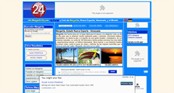 Desktop Screenshot of isla-margarita24.com